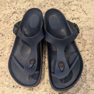 Birkenstock Gizeh EVA Navy Sandals Size 37/6